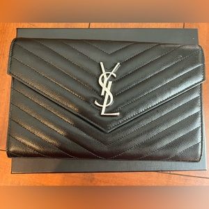 Authentic YSL wallet on a chain